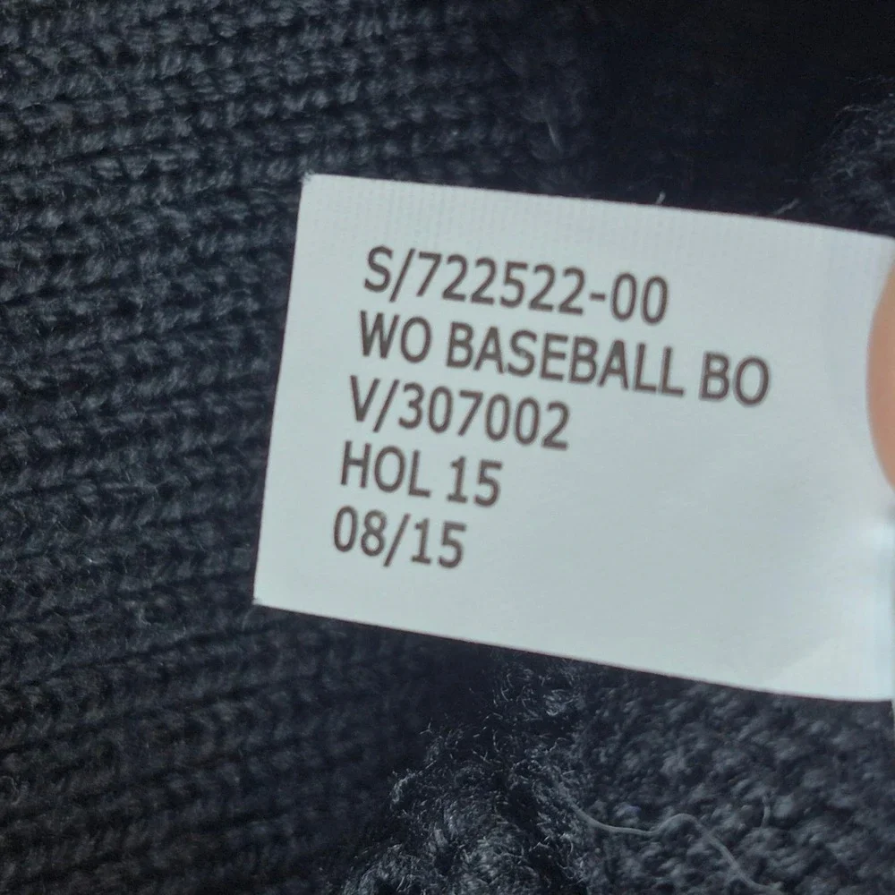 Banana Republic Merino Wool BomberJacket Mens Small Black Sweater Knit Full Zip